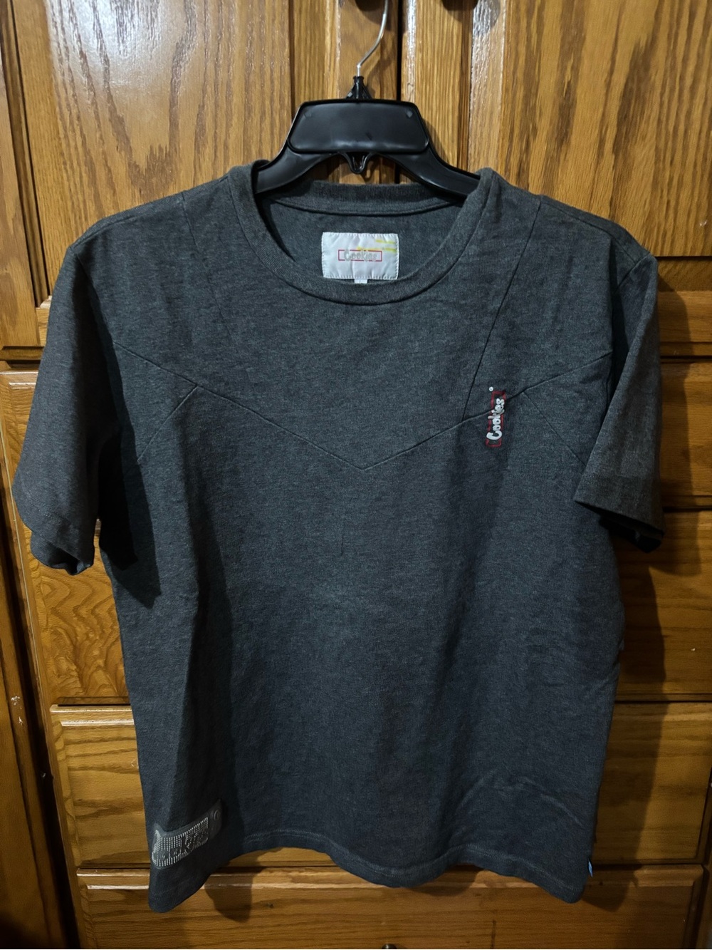 Men's Short Sleeve Crewneck T-Shirt in Charcoal